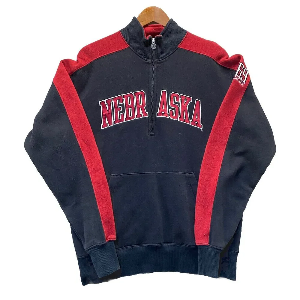 Vintage Nebraska Cornhuskers Jacket Pullover Champion Men's Small